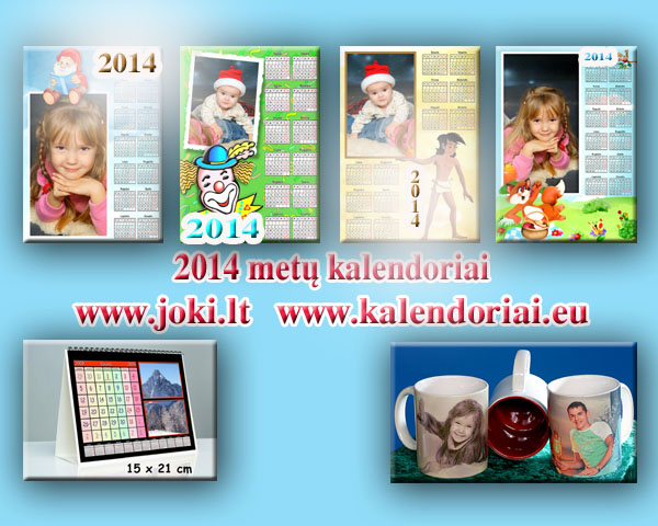 2012 arba 2013 metų kalendoriai su nuotrauka